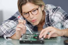 Image result for woman soldering