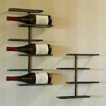 Fine Metal Wall Mounted Wine Racks Design For Wall Decor Ideas ...