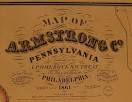 Ancestor Tracks: Armstrong County Landowner Map, 1861