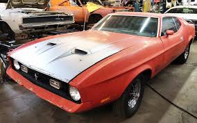 Image result for Bright Red 1972 Mustang