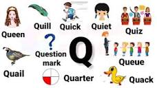 Q Letter words in English | Words starting with Letter Q | Q ...