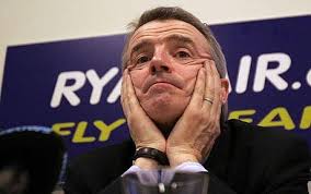 Michael O&#39;Leary, Chief Executive Officer of Ryanair. Is there anything else Michael O&#39;Leary could charge for? Photo: AP. By Gill Hornby - ryanair_1358690c