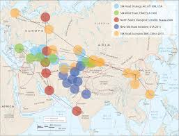 Image result for silk road map