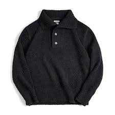 Image result for Мужская толстовка neck button black