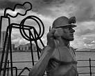 ST1974 : Coal Miner sculpture - via Daymix