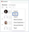 Contacts - Manage personal and business contacts in one interface