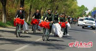 Image result for bicycle wedding