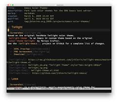 Image result for emacs color scheme