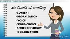 The Six Traits of Writing | Overview, Rubric & Application ...