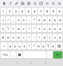 Image result for android keyboard number row