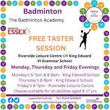 Image result for Chelmsford Junior Badminton Club