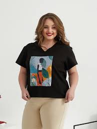 Image result for футболка черная хлопок