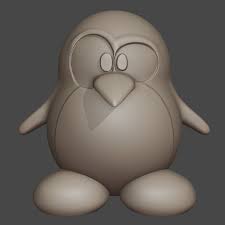 Image result for 3d linux penguin