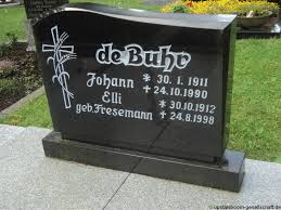 Grab von Johann Buhr, de (30.01.1911-24.10.1990), Friedhof ...