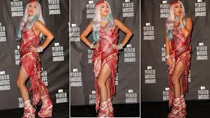 Image result for lady gaga meat dress