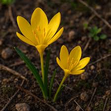 Attēlu rezultāti vaicājumam “Colchicum luteum”