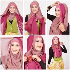 Tutorial Hijab yang menutup dada on Pinterest | Hijab Tutorial ...