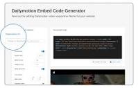 Dailymotion Embed Code Generator | embed.tube