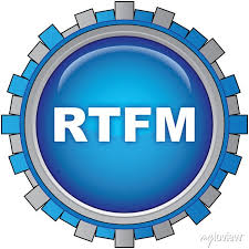 Image result for RTFM