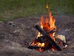 Public domain image - free picture of camp fires