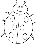 Ladybug coloring page