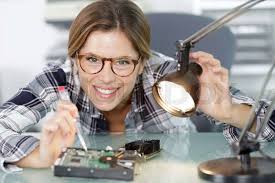Image result for woman soldering