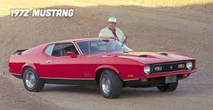Image result for Bright Red 1972 Mustang