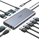 Amazon.com: USB C Laptop Docking Station Dual Monitor HDMI for ...