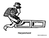 Harpsichord coloring page