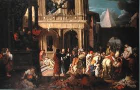 The Israelites Leaving Egypt - Johann Heiss als Kunstdruck oder ...