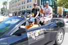 The Santa Cruz Warriors celebrate during the Championship Parade.