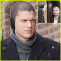 Wentworth Miller In Earmuffs | Just Jared