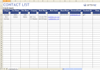 Free Contact List Template | Customizable Address List