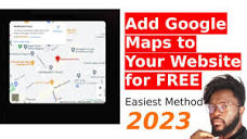 How To Add Google Map Direction With Address To Your Website ...