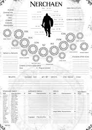 Image result for rpg character sheet