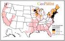 LYME DISEASE risk map