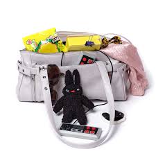 pocket mug bag M nylon black - samo ondoh