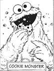 Monster coloring page
