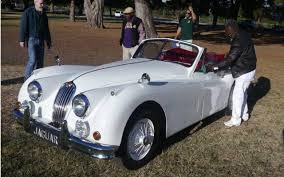 Image result for Old English White 1955 Jaguar