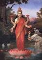 LAKSHMI & the green hair pins