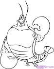 Lobster coloring page