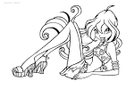 Winx Club coloring page