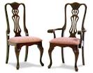 Reeded Queen Anne Amish Dining Room Chairs | Amish Dining Room ...