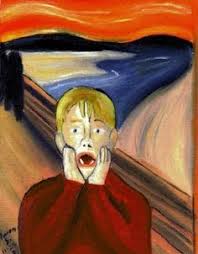 Image result for "the scream" parody