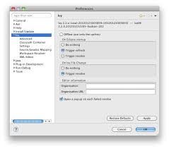 Image result for eclipse preference dialog