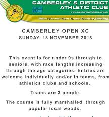 Image result for Camberley & District Athletics Club