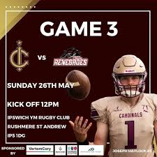 Image result for Ipswich Cardinals American Football Club
