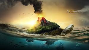 Image result for wallpaper volcano