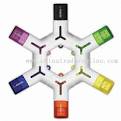USB Flash Drive with Hub, Available in Various Capacities ,LED ... 