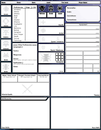Image result for rpg character sheet